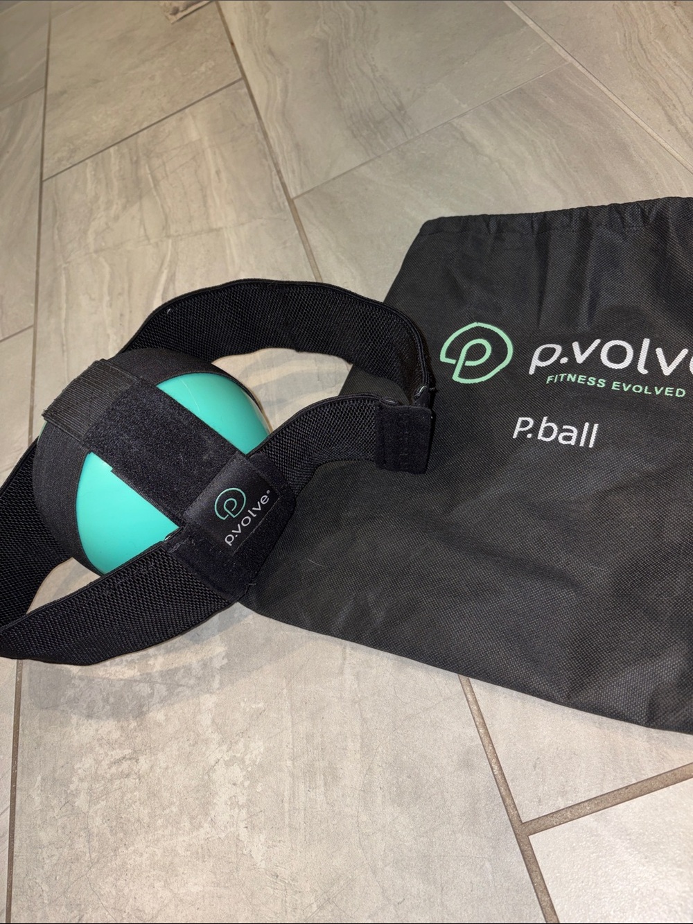 p.volve P.Ball Core Stability Ball - Teal/Black
